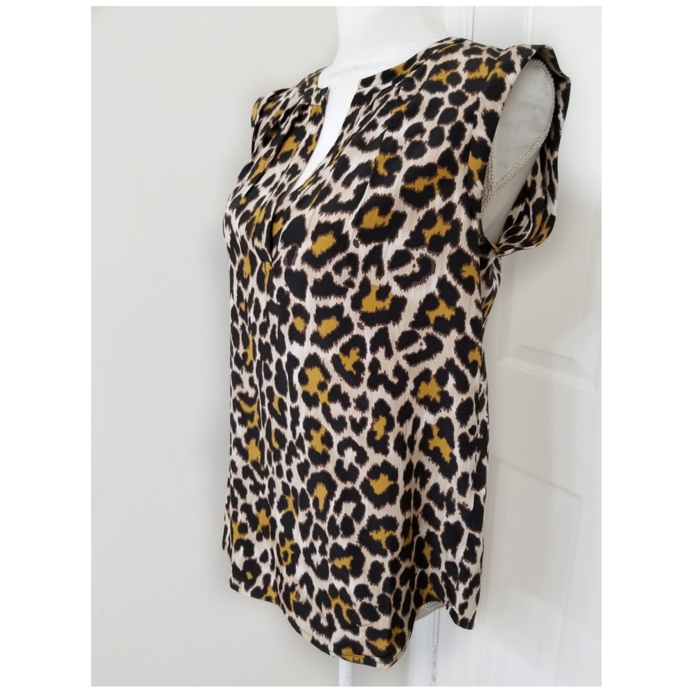 J CREW animal print top